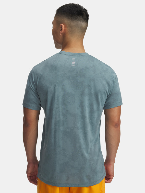Under Armour Férfi póló Under Armour UA Launch Camo SS-GRN