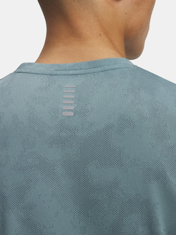 Under Armour Férfi póló Under Armour UA Launch Camo SS-GRN