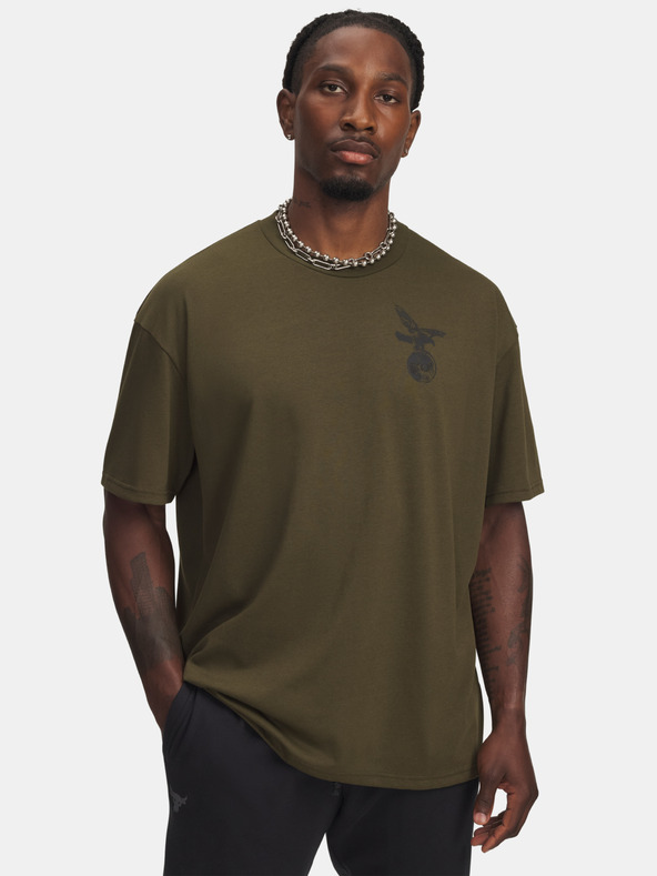 Under Armour Férfi póló Under Armour UA Pjt Rck SS Q4 ST-GRN