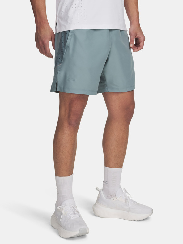 Under Armour Férfi rövidnadrágok Under Armour UA LAUNCH PRO 2n1 7'' SHORTS-GRN