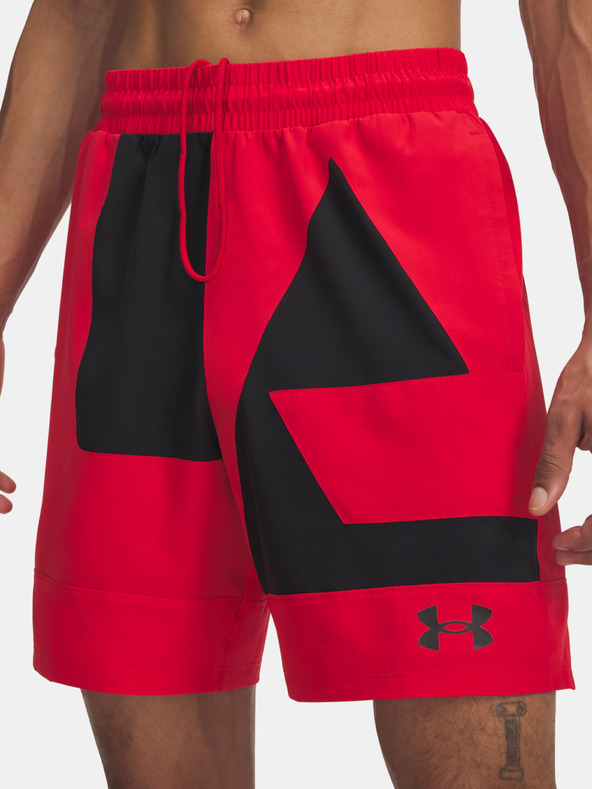 Under Armour Férfi rövidnadrágok Under Armour UA M Zone 7in Wvn Short Grphc-RED