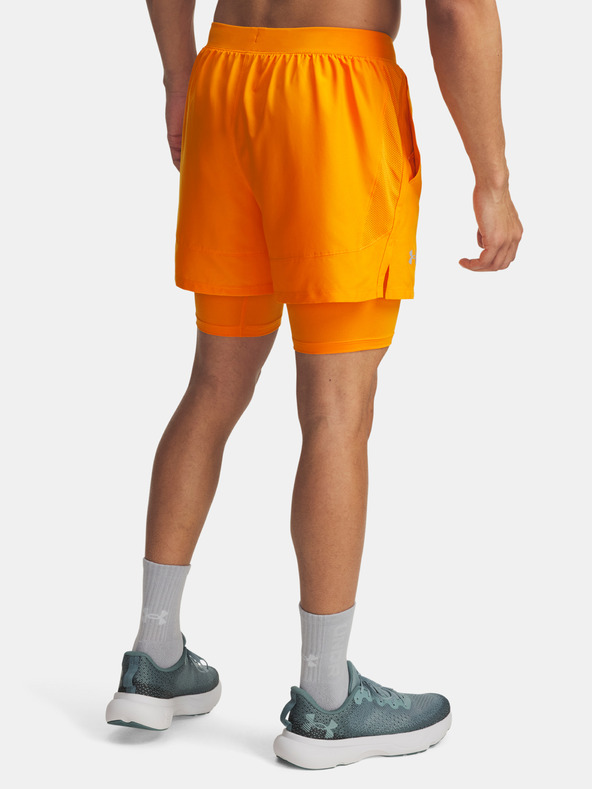 Under Armour Férfi rövidnadrágok Under Armour UA LAUNCH 5'' 2-IN-1 SHORTS-ORG