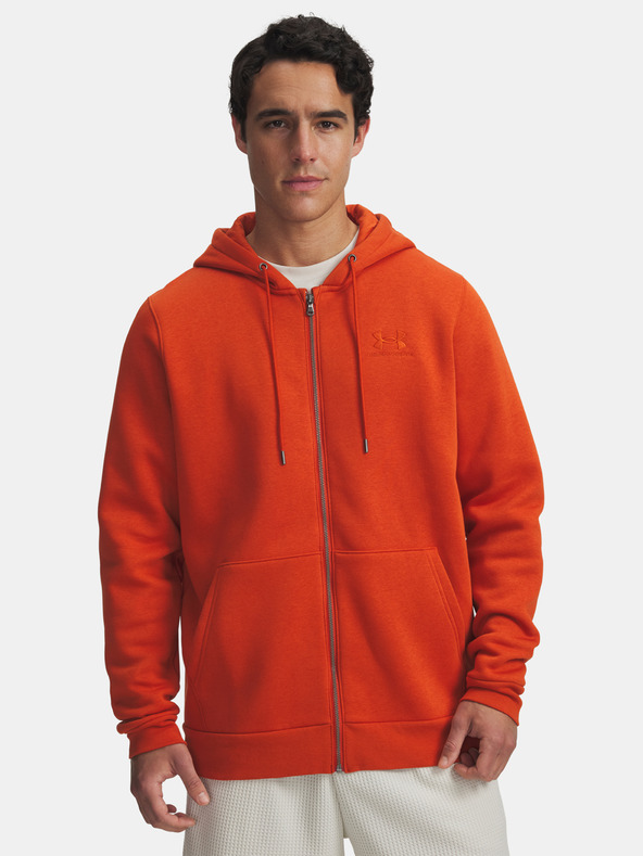 Under Armour Férfi felső Under Armour UA Icon Fleece FZ Hood-ORG