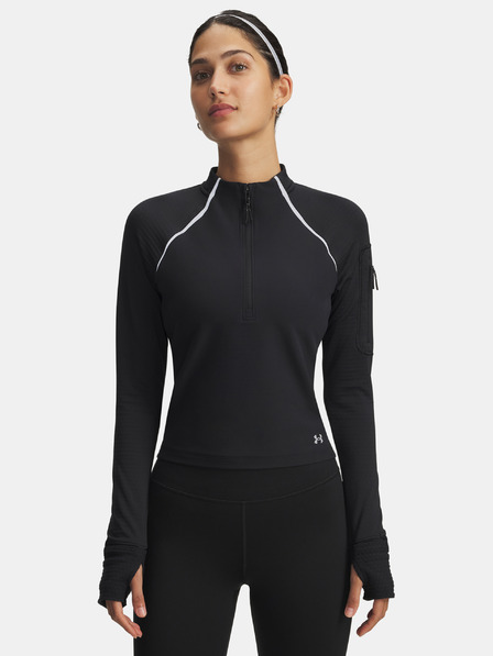 Under Armour Női póló Under Armour UA Velociti Pro CW Half Zip-BLK