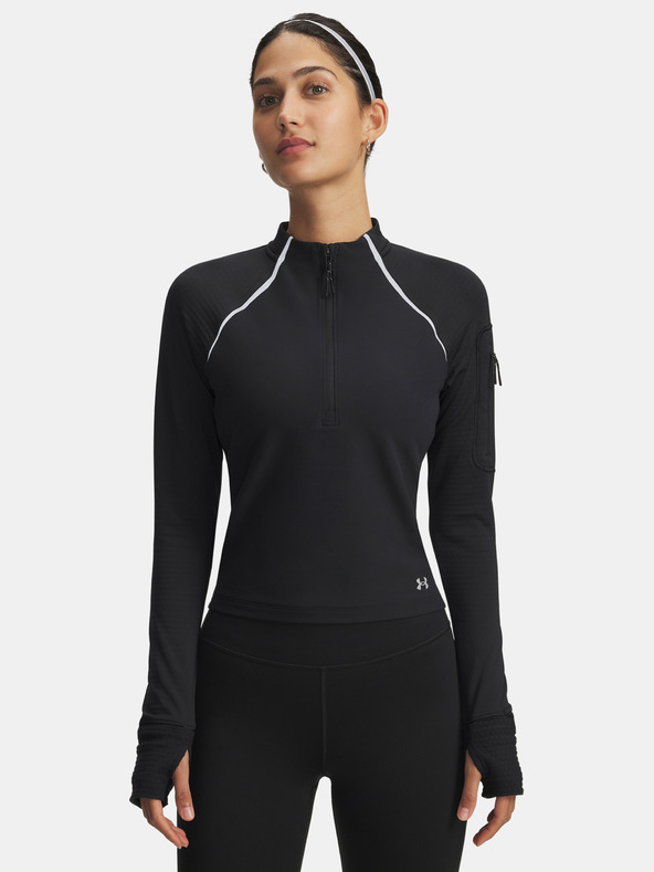 Under Armour Női póló Under Armour UA Velociti Pro CW Half Zip-BLK