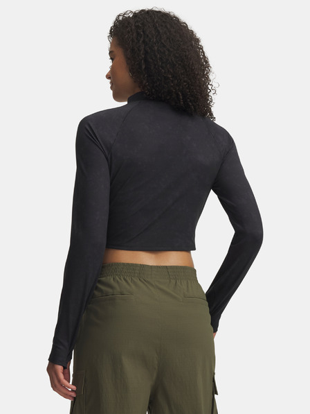 Under Armour Női póló Under Armour Meridian Suede Effect LS-BLK