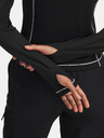 Under Armour Női póló Under Armour UA ColdGear Textured 1/2 Zip-BLK
