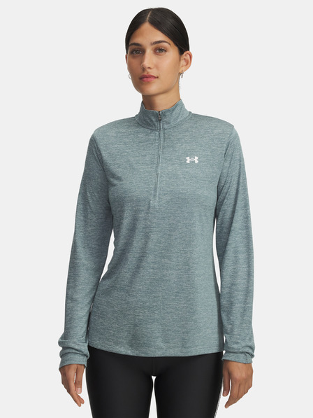 Under Armour Női póló Under Armour Tech 1/2 Zip- Twist-BLU