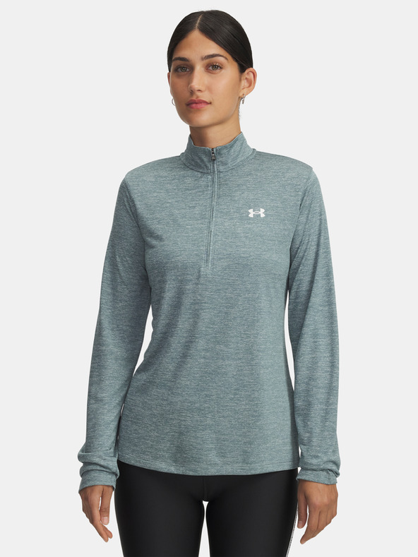 Under Armour Női póló Under Armour Tech 1/2 Zip- Twist-BLU