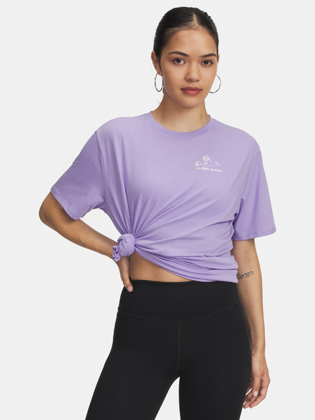 Under Armour Női póló Under Armour UA Etched Roses OS SS-PPL