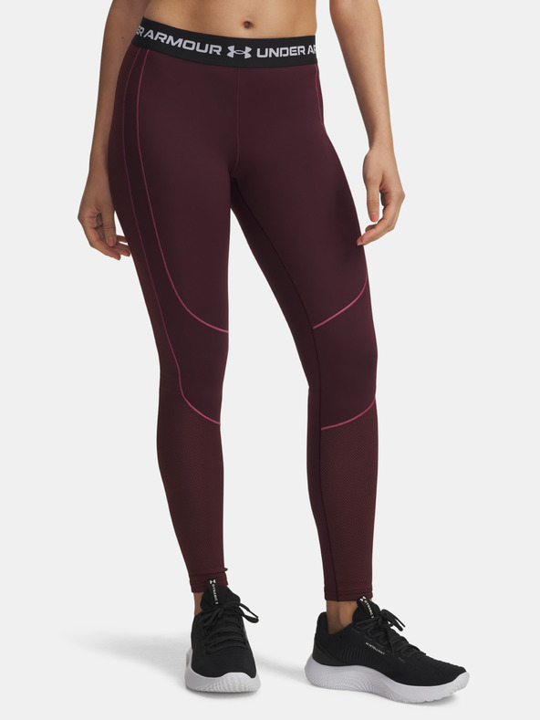 Under Armour Női leggings Under Armour UA ColdGear Textured Legging-RED