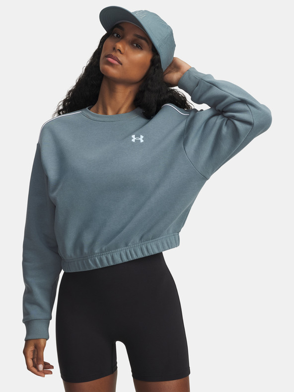 Under Armour Női felső Under Armour UA Rival Fleece Piped Crew-BLU