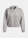 Under Armour Női felső Under Armour Rival Flc Piped HZ Hoodie-GRY