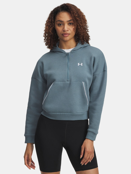 Under Armour Női felső Under Armour Rival Flc Piped HZ Hoodie-BLU