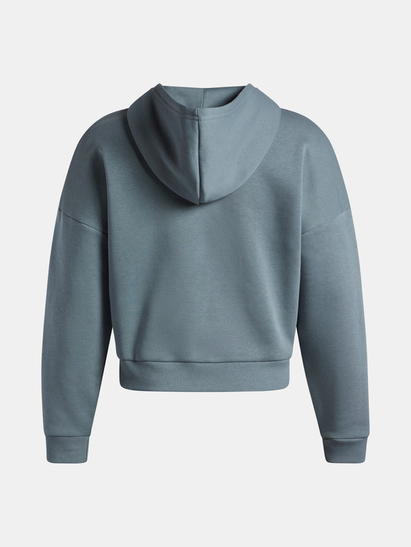Under Armour Női felső Under Armour Rival Flc Piped HZ Hoodie-BLU