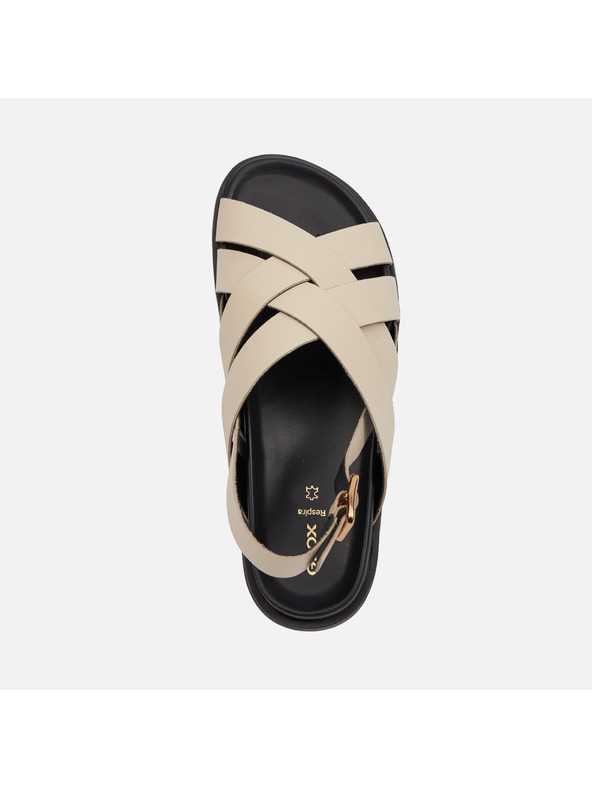 Geox Krémszínű női szandál Geox Adelash