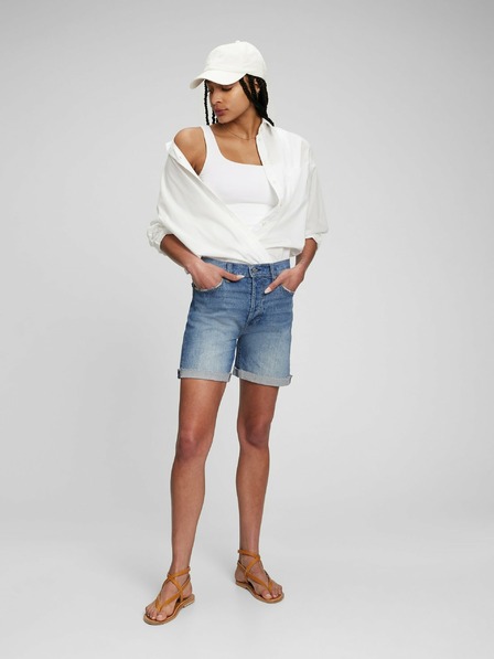 GAP Midi high rise rövidnadrág GAP