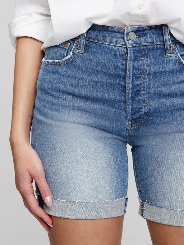 GAP Midi high rise rövidnadrág GAP