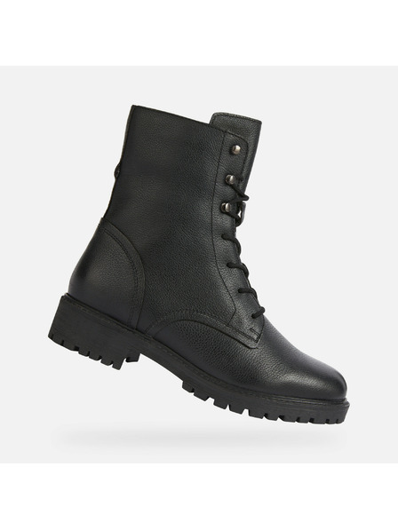 Geox Černá dámská kotníková obuv Geox Hoara - Geox Hoara fekete női bokacsizma