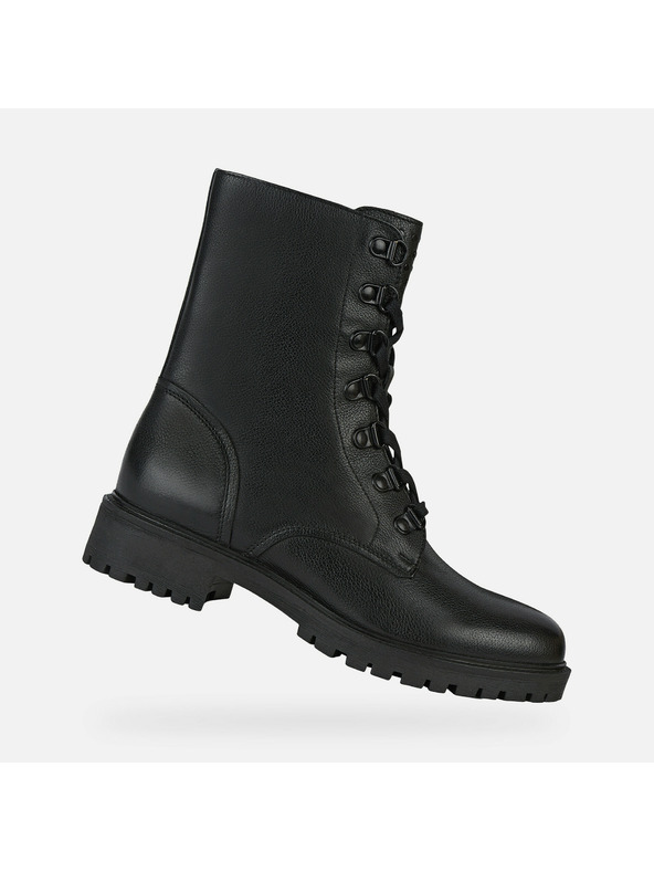 Geox Černá dámská kotníková obuv Geox Hoara - Geox Hoara fekete női bokacsizma