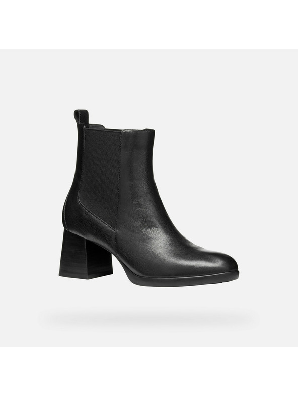 Geox Fekete Geox Walk Pleasure 55 női bokacsizma