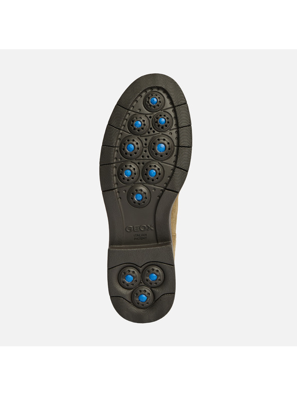 Geox Bézs színű női Geox Spherica EC1 bokacsizma