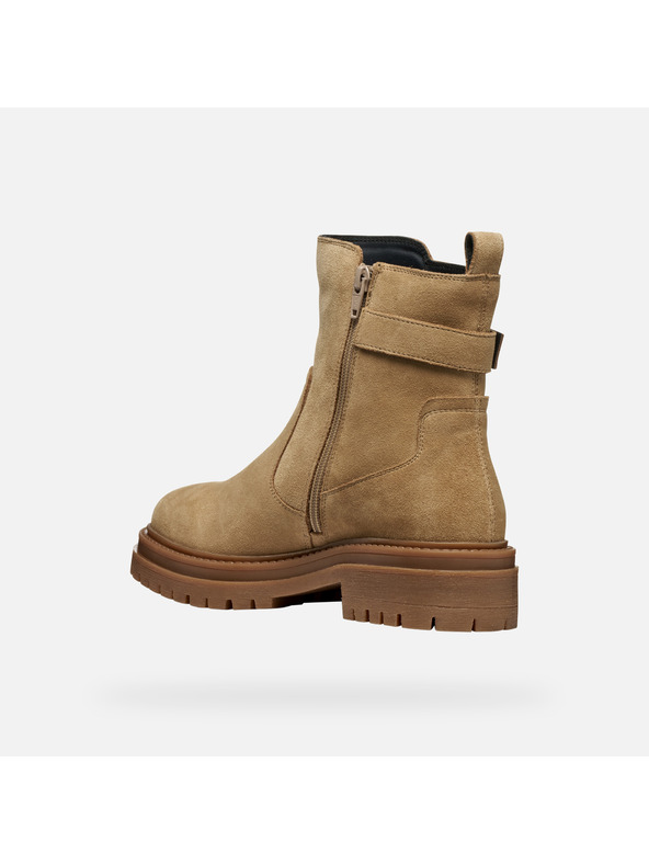 Geox Bézs női bokacsizma Geox Iridea