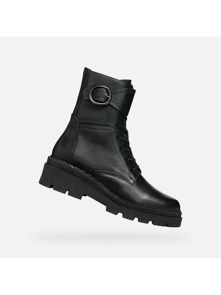 Geox Fekete Női Geox Felleny bokacsizma