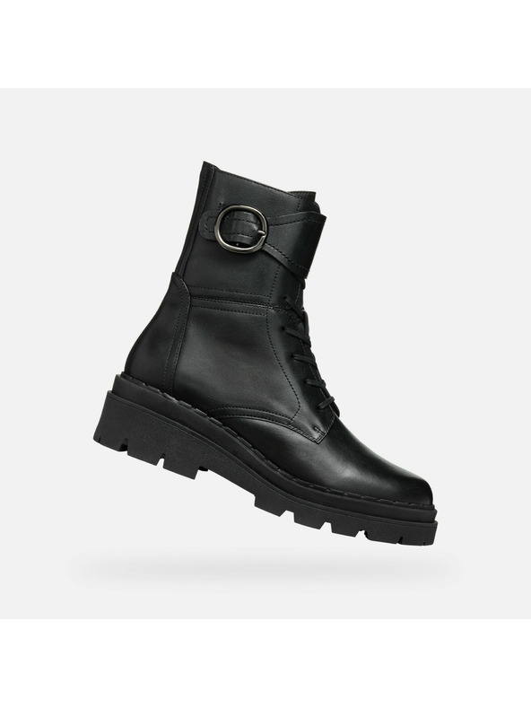 Geox Fekete Női Geox Felleny bokacsizma