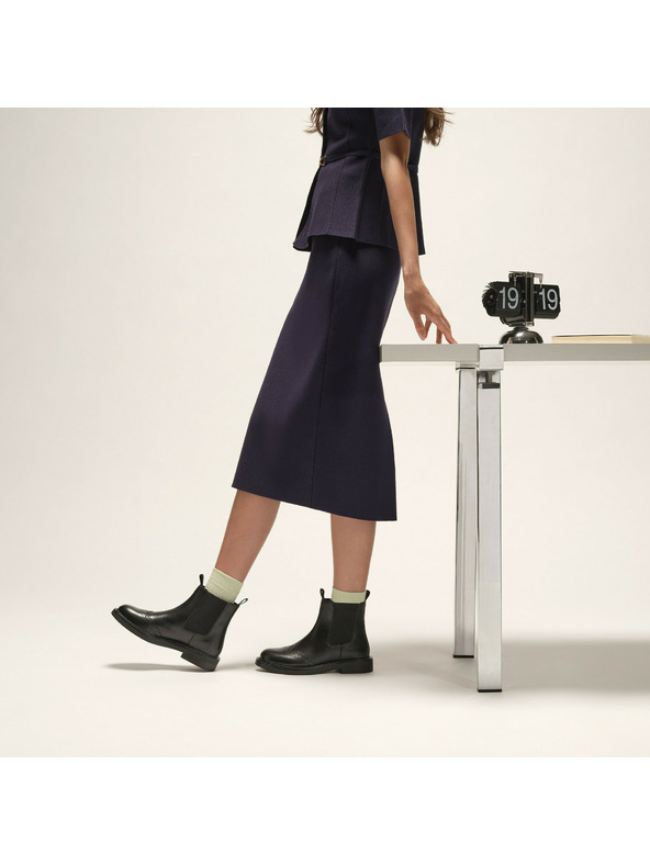 Geox Fekete női Geox Serilda bokacsizma