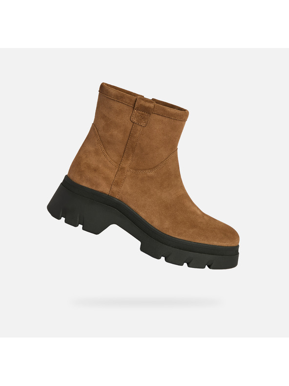 Geox Világosbarna Geox Pluette női bokacsizma