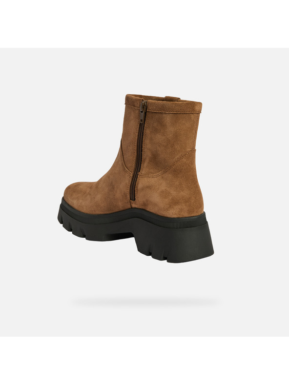 Geox Világosbarna Geox Pluette női bokacsizma