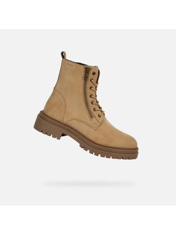 Geox Bézs női bokacsizma Geox Iridea