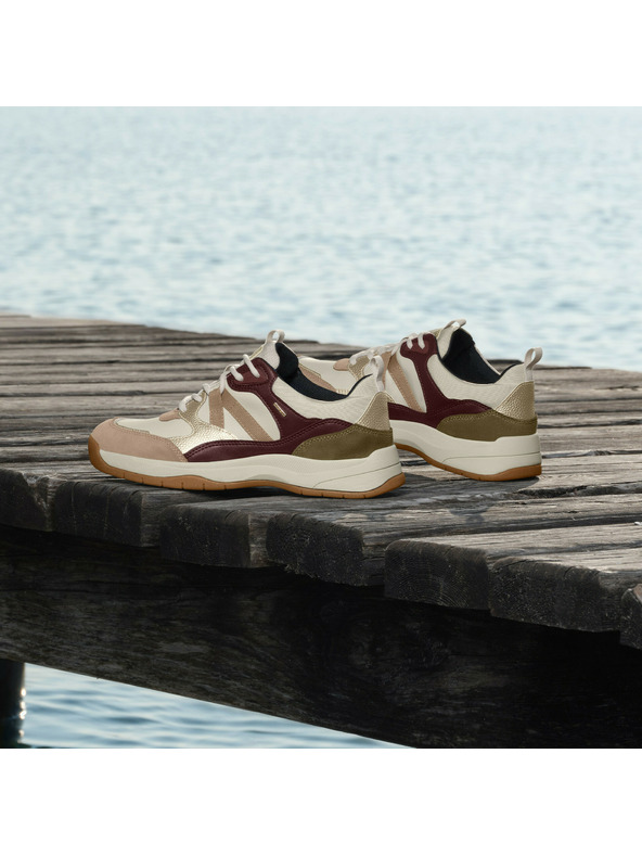 Geox Krém Geox Berinike B ABX női sportcipő