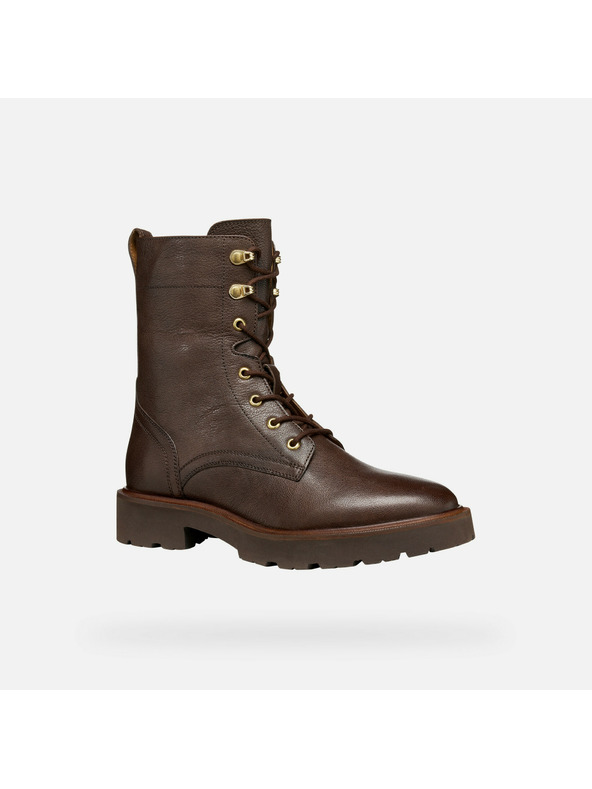 Geox Sötétbarna Geox Norize női bokacsizma