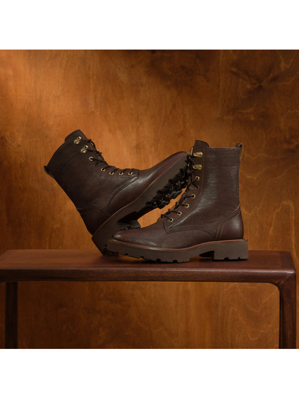 Geox Sötétbarna Geox Norize női bokacsizma