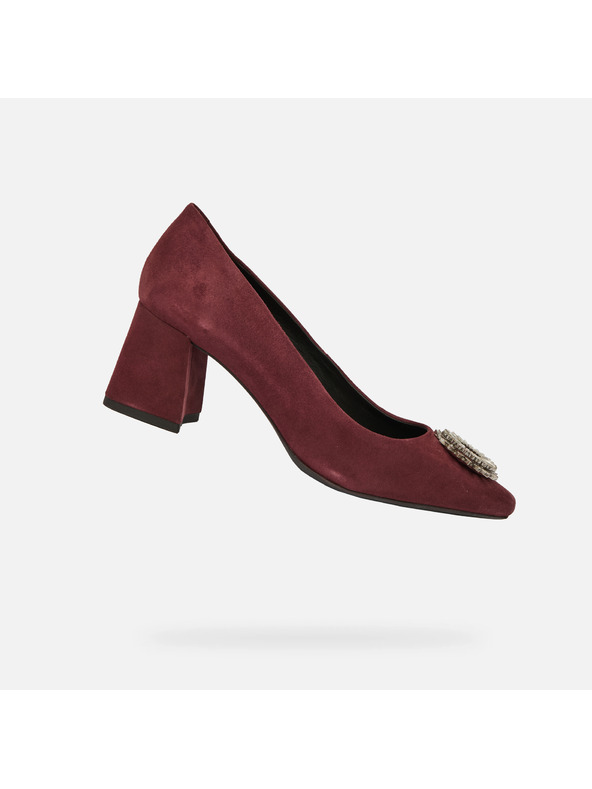 Geox Bordó Geox Giselda magassarkú cipő