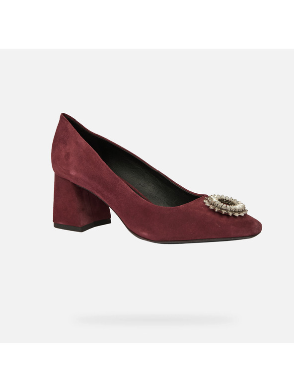 Geox Bordó Geox Giselda magassarkú cipő