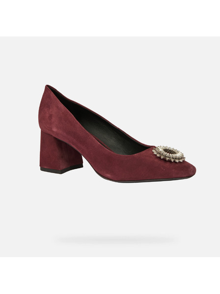 Geox Bordó Geox Giselda magassarkú cipő