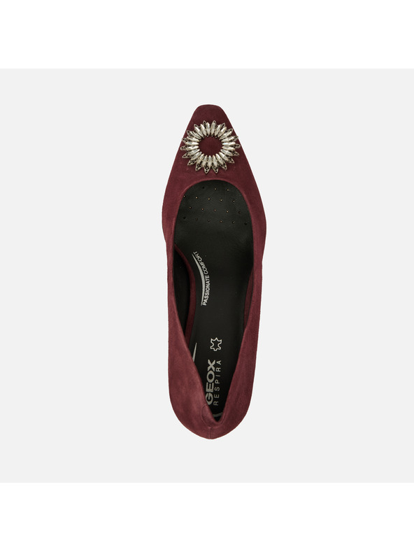 Geox Bordó Geox Giselda magassarkú cipő