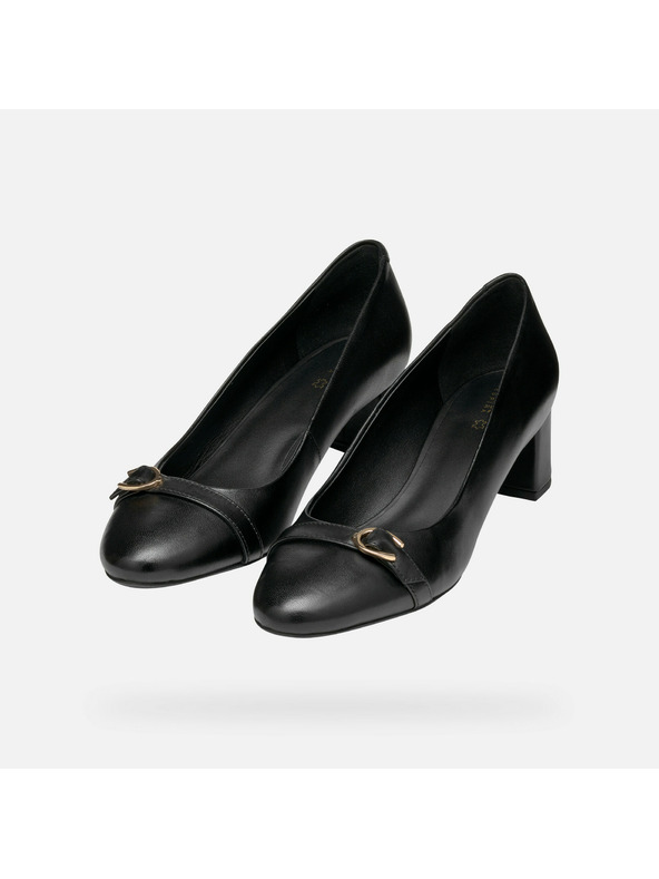 Geox Fekete Geox Pheby 50 női magassarkú cipő