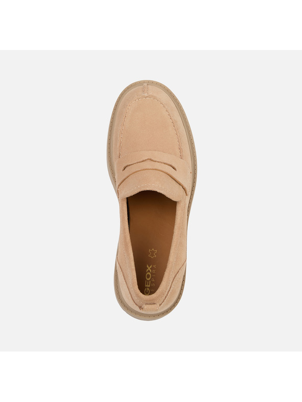 Geox Bézs színű női Geox Spherica Ec7 loaferek