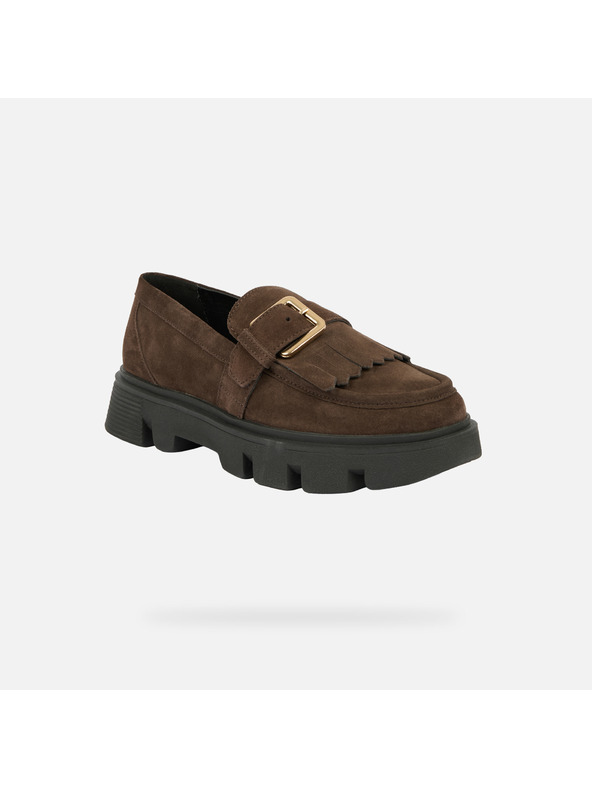 Geox Sötétbarna Geox Vilde női mokaszín