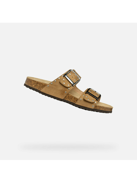 Geox Krémes Geox Brionia R női papucs