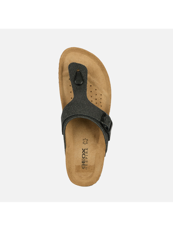 Geox Sötétszürke Geox Brionia női papucs