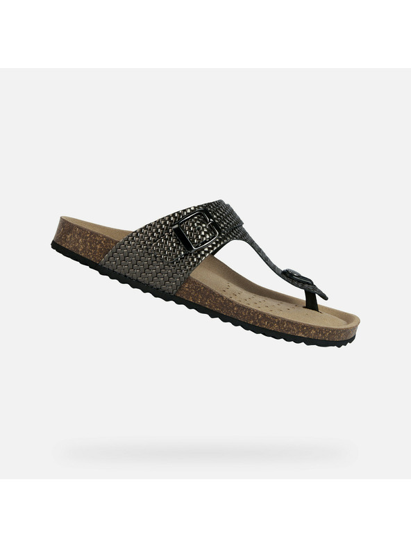 Geox Szürke Geox Brionia női szandál