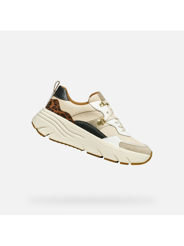 Geox Krémszínű női Geox Diamanta tornacipő