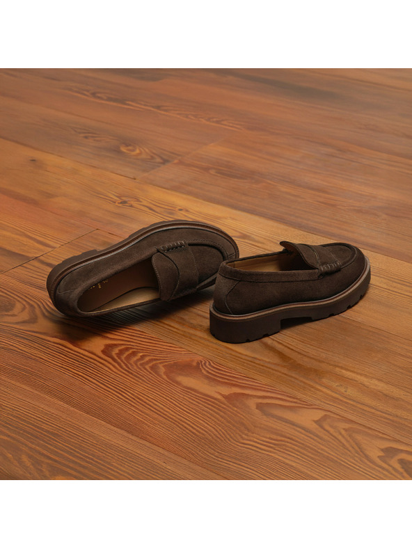 Geox Sötétbarna Geox Norize női mokaszín