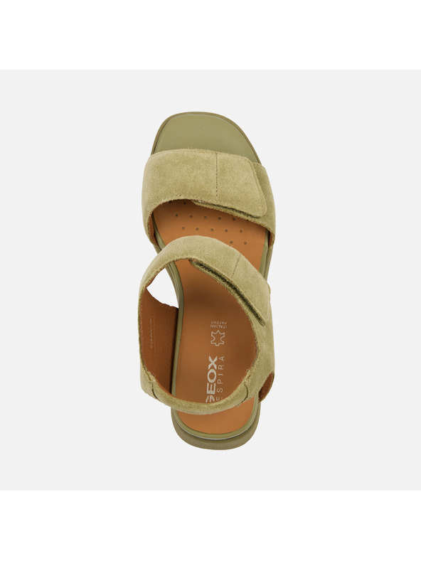 Geox Khaki női ék cipő Geox Spherica EC6