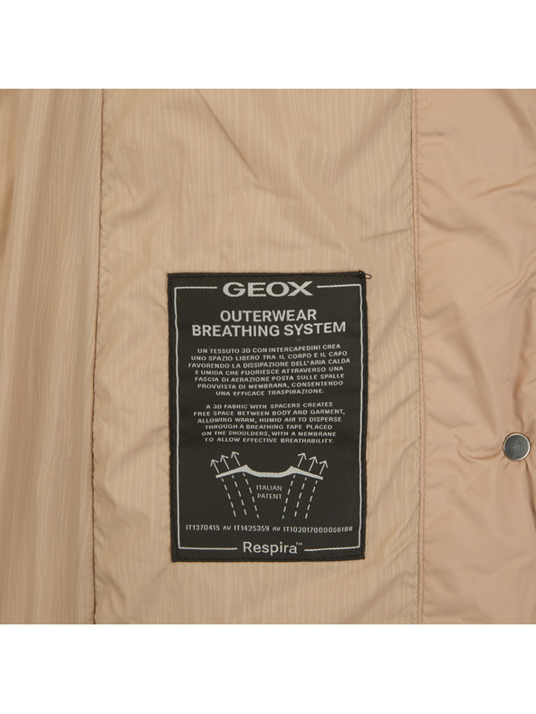 Geox Bézs női tollkabát Geox Catria